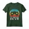 Preferirei in VR - Maglietta Realtà Virtuale Gamer Retro - Regalo Natalizio per Appassionati di Videogiochi