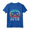 Preferirei in VR - Maglietta Realtà Virtuale Gamer Retro - Regalo Natalizio per Appassionati di Videogiochi