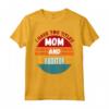 Ho Due Titoli Mamma e Revisore dei Conti - Maglietta Vintage Retro Tramonto - Regalo per Mamma Revisore dei Conti