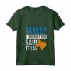 Donna Taxes? I Thought You Said Texas - Maglietta con Collo a V per Consulenti Fiscali e Contrari all'Evasione Fiscale