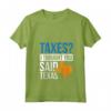 Donna Taxes? I Thought You Said Texas - Maglietta con Collo a V per Consulenti Fiscali e Contrari all'Evasione Fiscale