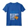 Donna Taxes? I Thought You Said Texas - Maglietta con Collo a V per Consulenti Fiscali e Contrari all'Evasione Fiscale