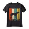Retrò Vintage Rhodesian Ridgeback Silhouette Cane Lover Maglietta - I Love My Rhodesian Ridgeback - Unica Maglietta Vintage per Amanti dei Cani
