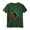Saint Kitts & Nevis Flag DNA Fingerprint - Maglietta Orgoglio Nazionale per Uomini, Donne e Bambini - Ideale come Regalo