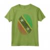 Saint Kitts & Nevis Flag DNA Fingerprint - Maglietta Orgoglio Nazionale per Uomini, Donne e Bambini - Ideale come Regalo