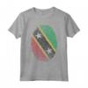 Saint Kitts & Nevis Flag DNA Fingerprint - Maglietta Orgoglio Nazionale per Uomini, Donne e Bambini - Ideale come Regalo