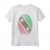 Saint Kitts & Nevis Flag DNA Fingerprint - Maglietta Orgoglio Nazionale per Uomini, Donne e Bambini - Ideale come Regalo