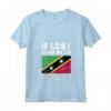 Donna Saint Kitts Nevis Bandiera Souvenir - Maglietta Collo a V 'Se perso mandami a Saint Kitts Nevis'