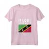 Donna Saint Kitts Nevis Bandiera Souvenir - Maglietta Collo a V 'Se perso mandami a Saint Kitts Nevis'