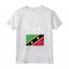 Donna Saint Kitts Nevis Bandiera Souvenir - Maglietta Collo a V 'Se perso mandami a Saint Kitts Nevis'