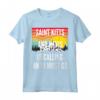 Saint Kitts e Nevis sta chiamando e devo andare - Tramonto Ondulato Maglietta HapTiger - Ideale per i Viaggiatori dell'Isola