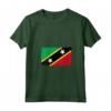 Donna Saint Kitts Nevis Flag - Maglietta con Collo a V per Cittadini Orgogliosi - Ideale come Regalo per la Famiglia
