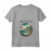 Donna Saint Kitts e Nevis - Maglietta Art Deco con Collo a V - Rappresenta la Bellezza dell'Isola