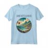 Saint Kitts e Nevis Scenario Art Deco Maglietta - Design Unico per Appassionati di Viaggi e Turisti