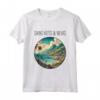 Saint Kitts e Nevis Scenario Art Deco Maglietta - Design Unico per Appassionati di Viaggi e Turisti