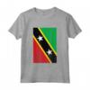 Saint Kitts e Nevis Bandiera Kittian e Nevisian Pride Maglietta - Ideale come Regalo di Viaggio