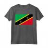 Bandiera di Saint Kitts e Nevis - Maglietta con Design Minimalista - Mostra il tuo Orgoglio