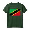 Bandiera di Saint Kitts e Nevis - Maglietta con Design Minimalista - Mostra il tuo Orgoglio