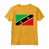 Bandiera di Saint Kitts e Nevis - Maglietta con Design Minimalista - Mostra il tuo Orgoglio