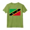 Bandiera di Saint Kitts e Nevis - Maglietta con Design Minimalista - Mostra il tuo Orgoglio
