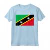 Bandiera di Saint Kitts e Nevis - Maglietta con Design Minimalista - Mostra il tuo Orgoglio