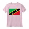 Bandiera di Saint Kitts e Nevis - Maglietta con Design Minimalista - Mostra il tuo Orgoglio