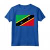 Bandiera di Saint Kitts e Nevis - Maglietta con Design Minimalista - Mostra il tuo Orgoglio