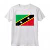 Bandiera di Saint Kitts e Nevis - Maglietta con Design Minimalista - Mostra il tuo Orgoglio