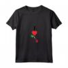Donna I Love Saint Kitts e Nevis / I Heart St Kitts e Nevis Maglietta con Collo a V - Design Unico della Mappa e Bandiera - Ideale per Orgogliosi Abitanti dell'Isola
