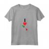 Donna I Love Saint Kitts e Nevis / I Heart St Kitts e Nevis Maglietta con Collo a V - Design Unico della Mappa e Bandiera - Ideale per Orgogliosi Abitanti dell'Isola