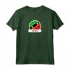 Saint Kitts e Nevis Country Badge - Maglietta Bandiera per Patrioti di Saint Kitts e Nevis - Ideale per Amanti dei Viaggi