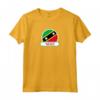 Saint Kitts e Nevis Country Badge - Maglietta Bandiera per Patrioti di Saint Kitts e Nevis - Ideale per Amanti dei Viaggi