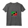 Donna Segnala Saint Kitts e Nevis Maglietta con Collo a V - Ideale come Regalo per chi Ha Radici a Saint Kitts e Nevis
