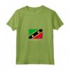 Donna Segnala Saint Kitts e Nevis Maglietta con Collo a V - Ideale come Regalo per chi Ha Radici a Saint Kitts e Nevis