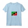 Donna Segnala Saint Kitts e Nevis Maglietta con Collo a V - Ideale come Regalo per chi Ha Radici a Saint Kitts e Nevis