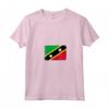 Donna Segnala Saint Kitts e Nevis Maglietta con Collo a V - Ideale come Regalo per chi Ha Radici a Saint Kitts e Nevis