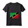 Donna Bandiera di Saint Kitts e Nevis Maglietta con Collo a V - Mostra il tuo Orgoglio per Saint Kitts e Nevis - Abbigliamento Patriottico
