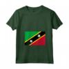 Donna Bandiera di Saint Kitts e Nevis Maglietta con Collo a V - Mostra il tuo Orgoglio per Saint Kitts e Nevis - Abbigliamento Patriottico