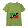 Donna Bandiera di Saint Kitts e Nevis Maglietta con Collo a V - Mostra il tuo Orgoglio per Saint Kitts e Nevis - Abbigliamento Patriottico