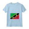 Donna Bandiera di Saint Kitts e Nevis Maglietta con Collo a V - Mostra il tuo Orgoglio per Saint Kitts e Nevis - Abbigliamento Patriottico