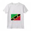 Donna Bandiera di Saint Kitts e Nevis Maglietta con Collo a V - Mostra il tuo Orgoglio per Saint Kitts e Nevis - Abbigliamento Patriottico