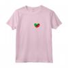 Kittitian e Bandiera Nevisiana con Cuore Saint Kitts e Nevis - Maglietta Patriottica per i Fan di Saint Kitts e Nevis