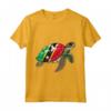 Saint Kitts e Nevis Tartaruga Bandiera - Orgoglio Maglietta per Bambini - Ideale per Feste e Ricorrenze