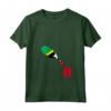 Donna Bandiera Mappa di Saint Kitts e Nevis - Maglietta con Collo a V - Il mio cuore batte qui