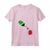Donna Bandiera Mappa di Saint Kitts e Nevis - Maglietta con Collo a V - Il mio cuore batte qui