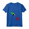 Donna Bandiera Mappa di Saint Kitts e Nevis - Maglietta con Collo a V - Il mio cuore batte qui