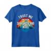 Fidati di me sono da Saint Kitts e Nevis - Colorato Montagna Vintage Maglietta - Ideale come Regalo Unico