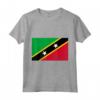Bandiera di Saint Kitts e Nevis - Maglietta Federazione dei popoli di San Cristoforo e Nevis - Ideale per gli Orgogliosi Cittadini