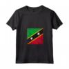 Donna Saint Kitts e Nevis Giorno dell'Indipendenza Maglietta con Collo a V - Abbigliamento Vintage per la Festa dell'Indipendenza - Celebra con Stile