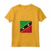 Donna Saint Kitts e Nevis Giorno dell'Indipendenza Maglietta con Collo a V - Abbigliamento Vintage per la Festa dell'Indipendenza - Celebra con Stile